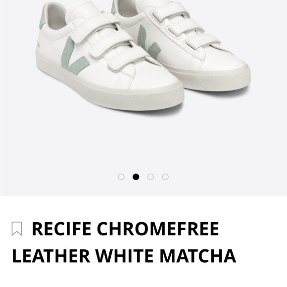 BNIB Veja Recife Chromefree
Leather White Matcha Shoes Size 40 - Picture 2 of 6
